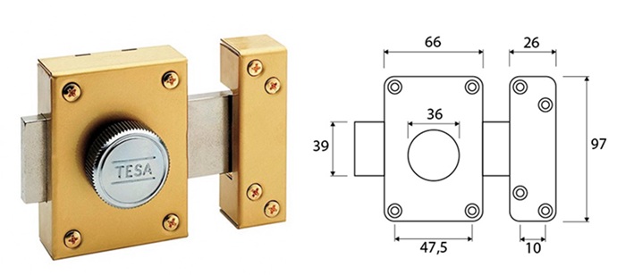Sant Vicenç dels Horts, alta seguridad con Cerradura de Sobreponer